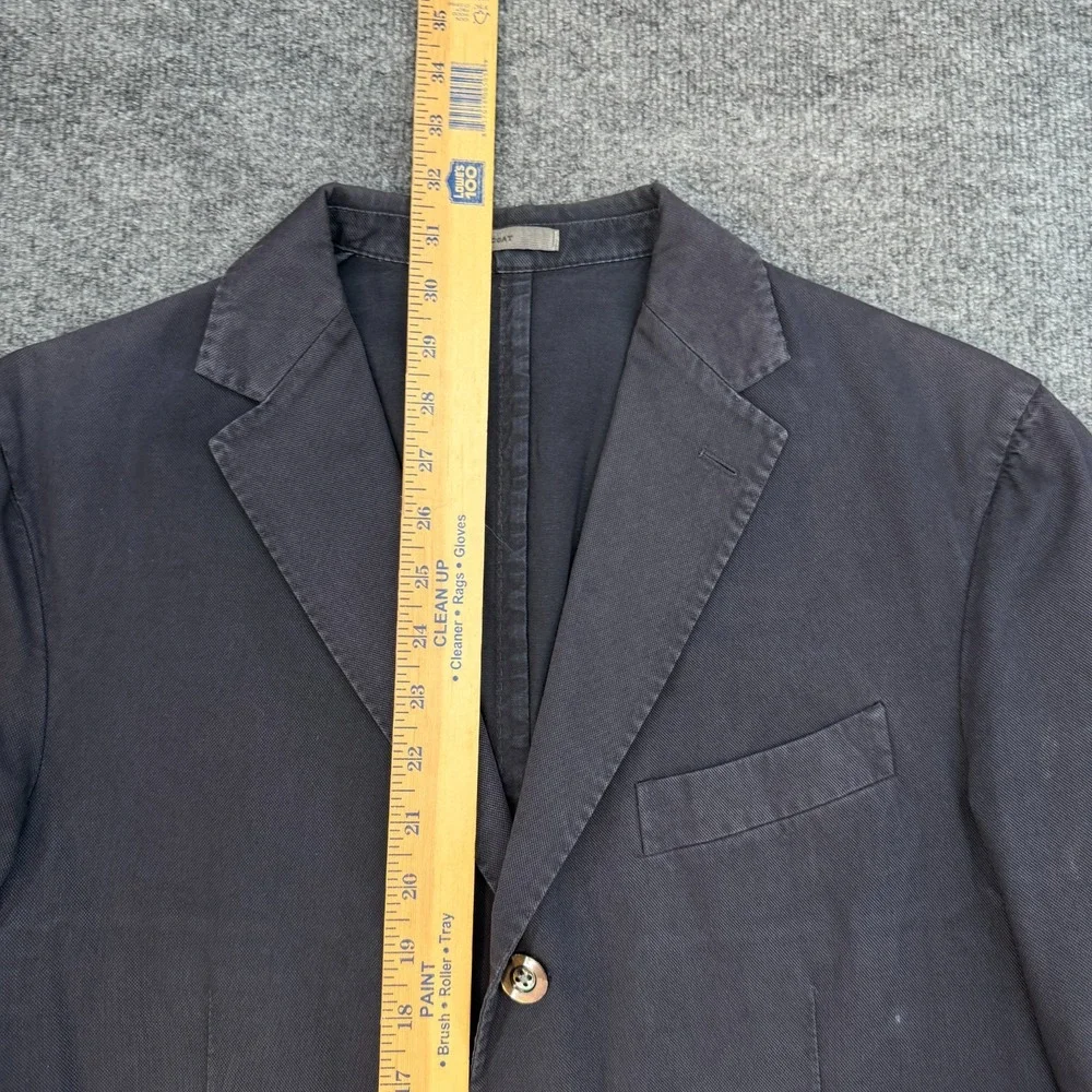 Boglioli Coat Blazer Jacket Cotton Navy Blue size EU 52 Model R3302G - Picture 10 of 16